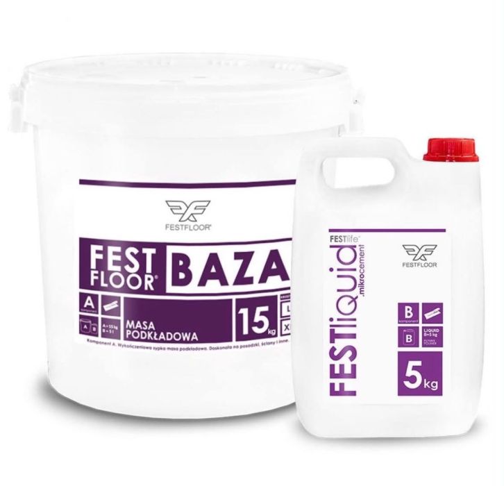 mikrocement - Festfloor BAZA 15 8kg - podkład pod: zdjecie 99068976