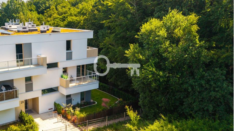 Bernadovo, apartament zatopiony w zieleni