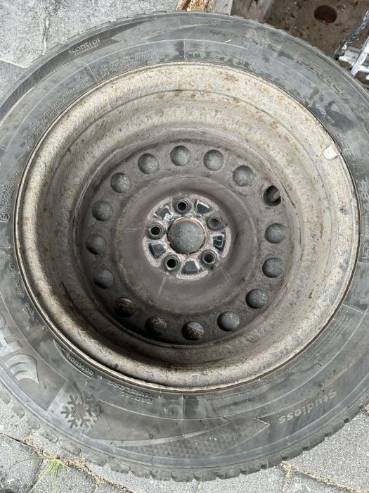 Felgi stalowe R15 5x100 z oponami zimowymi Hankook 185/65 - Toyota: zdjecie 99082137