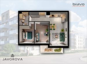 B2.M37 - mieszkanie 59,5 m2 z balkonem: zdjecie 66487130