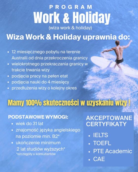 Programy w Australii: Nauka i Praca, Work and Holi: zdjecie 99099096