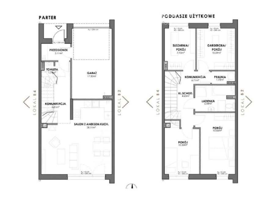 Nowoczesny dom z garażem i tarasem B3: zdjecie 99100916