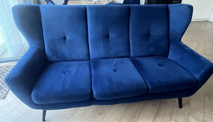 Moren Sofa granatowa bez funkcji spania: zdjecie 99112742