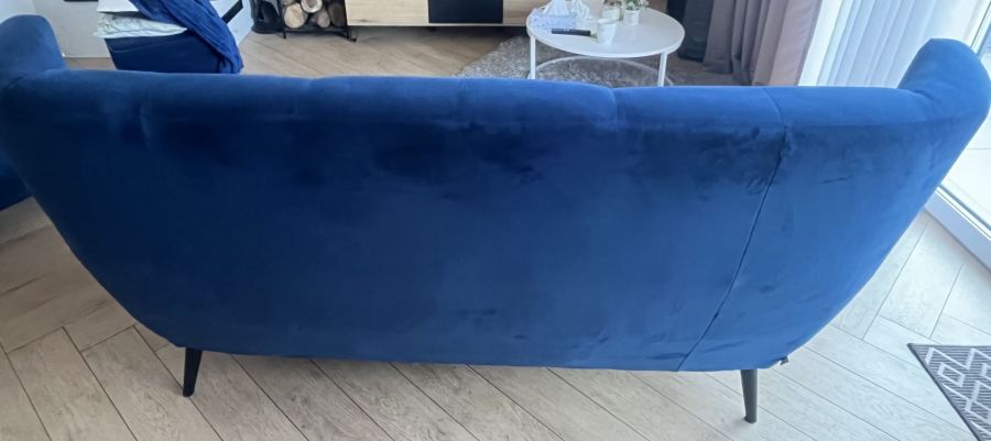 Moren Sofa granatowa bez funkcji spania: zdjecie 99112744