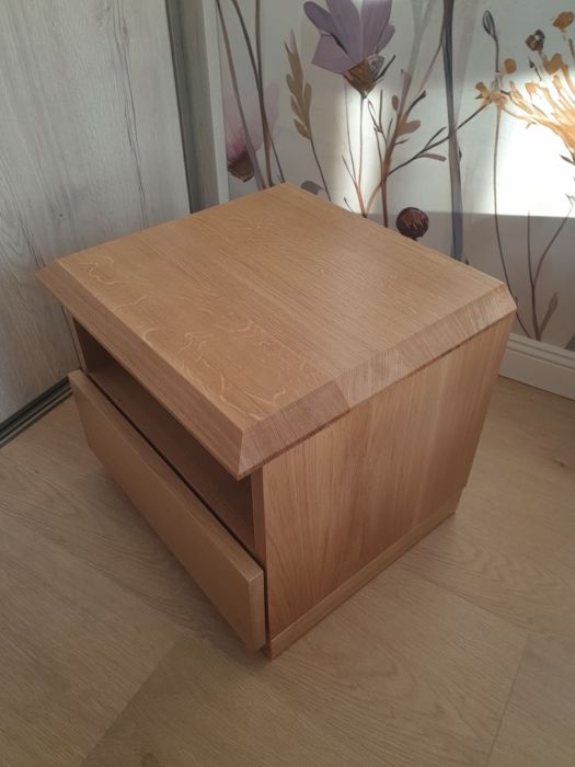 Szafka nocna (2 szt.) drewniana dębowa nowa Pan Materac Eko: zdjecie 99117840