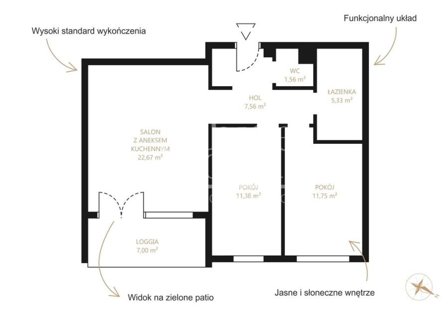 Apartament 3 pokoje Tarasy Bałtyku blisko plaży: zdjecie 99157037