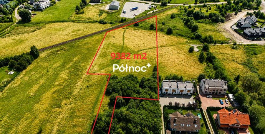 Teren inwestycyjny w Redzie – 9382 m&sup2; pod zabudowę: zdjecie 99578533