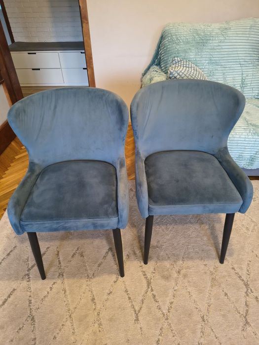 Krzesło niebieskie: zdjecie 99158475