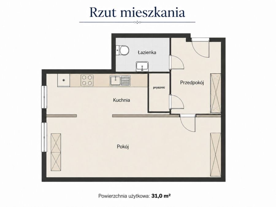 Elegancka jasna kawalerka 31 m2 Centrum Gdyni Blisko Morza Kolejki SKM: zdjecie 99158626