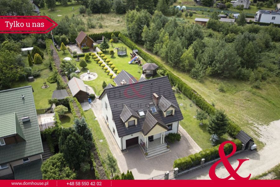 Dom z wyjątkowym ogrodem i basenem | Leśniewo: zdjecie 99480934