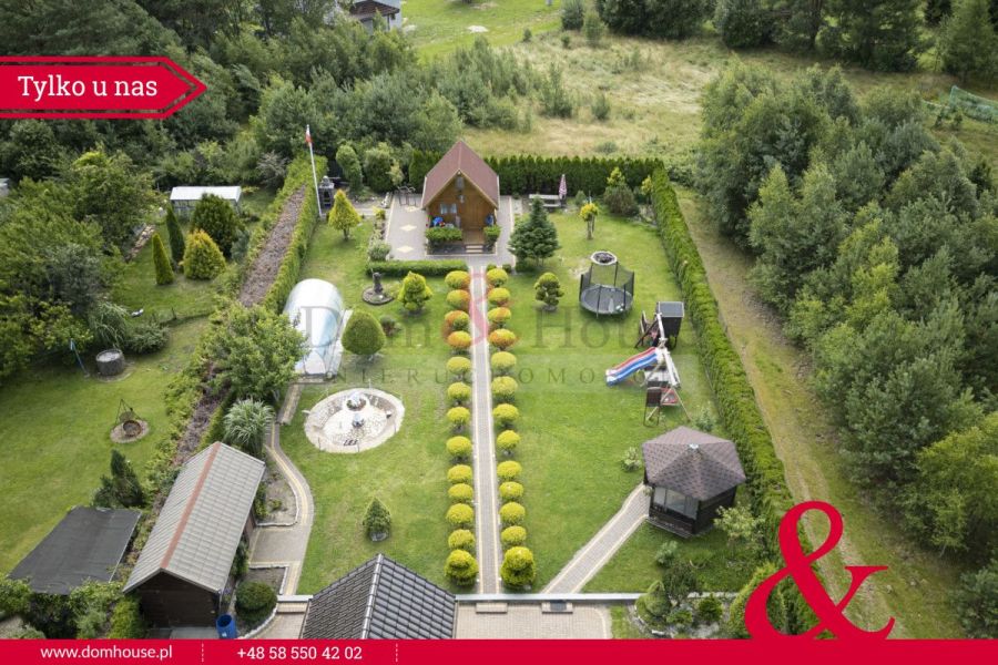 Dom z wyjątkowym ogrodem i basenem | Leśniewo: zdjecie 99480937