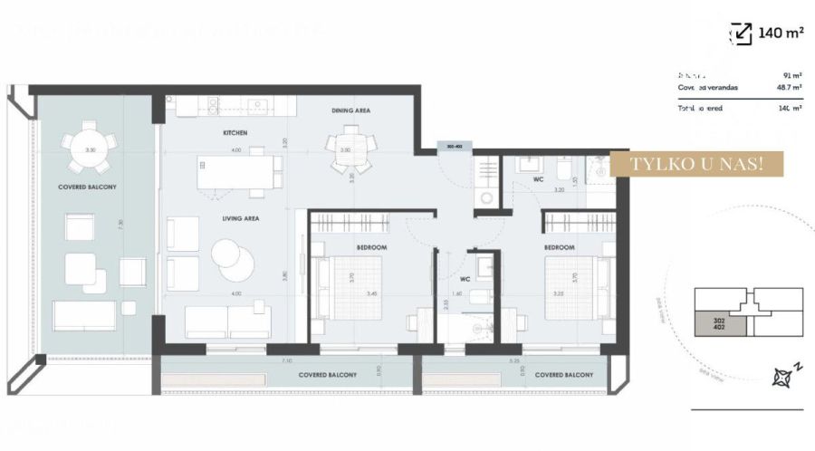 Apartament w centrum miasta z widokiem na morze!: zdjecie 99168905