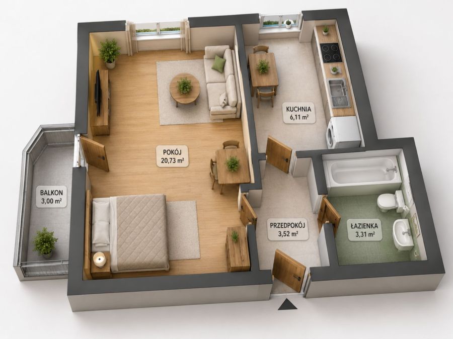 Centrum Gdyni winda, balkon, idealne dla obcokrajowca: zdjecie 99202372