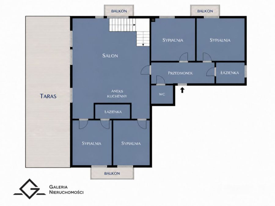 mieszkanie 5-pokojowe | 122,12 m&sup2; | TARAS: zdjecie 99249220