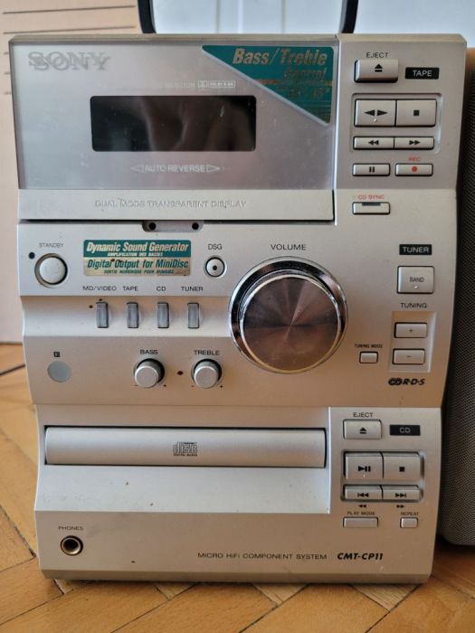 Wieża stereo Sony CMT-CP11 + głośniki: zdjecie 99206289