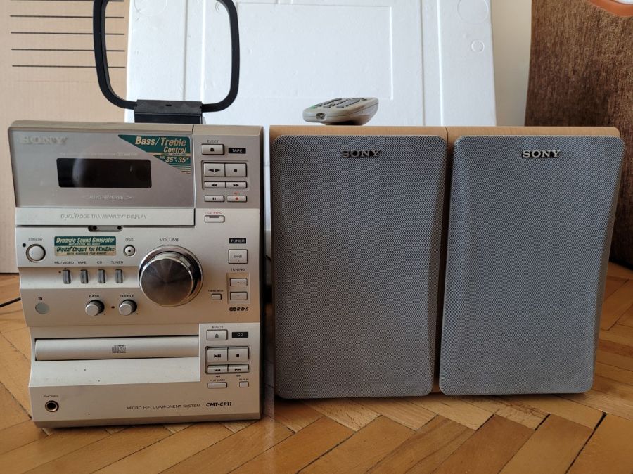 Wieża stereo Sony CMT-CP11 + głośniki: zdjecie 99206290