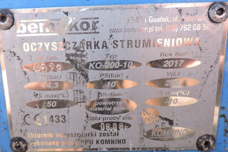 Piaskarka 200 litrów: zdjecie 99207411