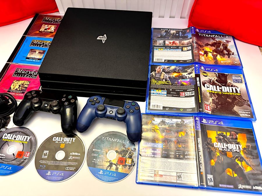Konsola do Gier PS4 Pro 1TB Pad Gry Sony PlayStati: zdjecie 99213384