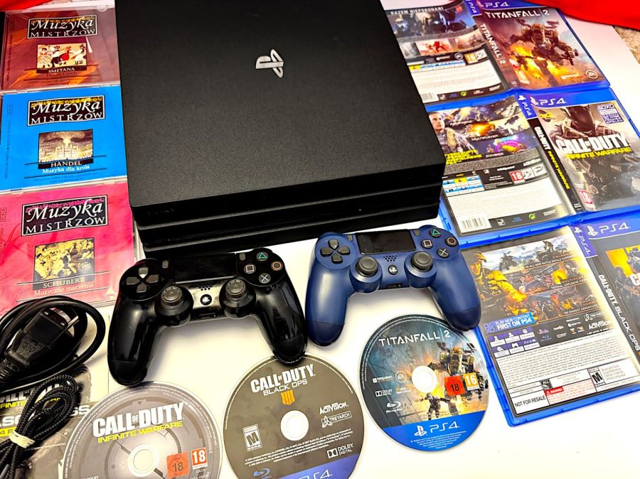 Konsola do Gier PS4 Pro 1TB Pad Gry Sony PlayStati: zdjecie 99213385