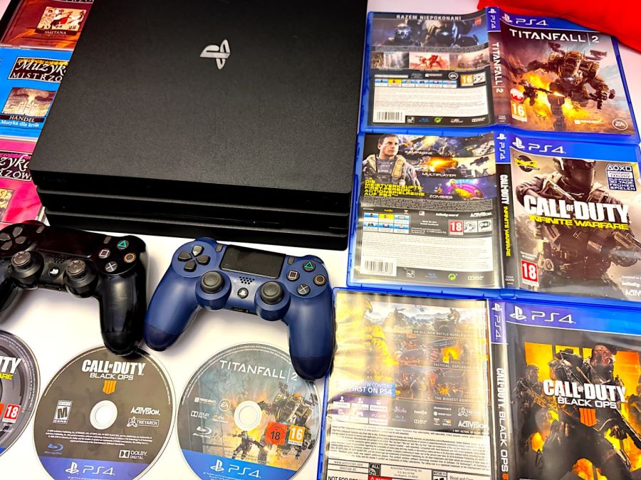 Konsola do Gier PS4 Pro 1TB Pad Gry Sony PlayStati: zdjecie 99213386