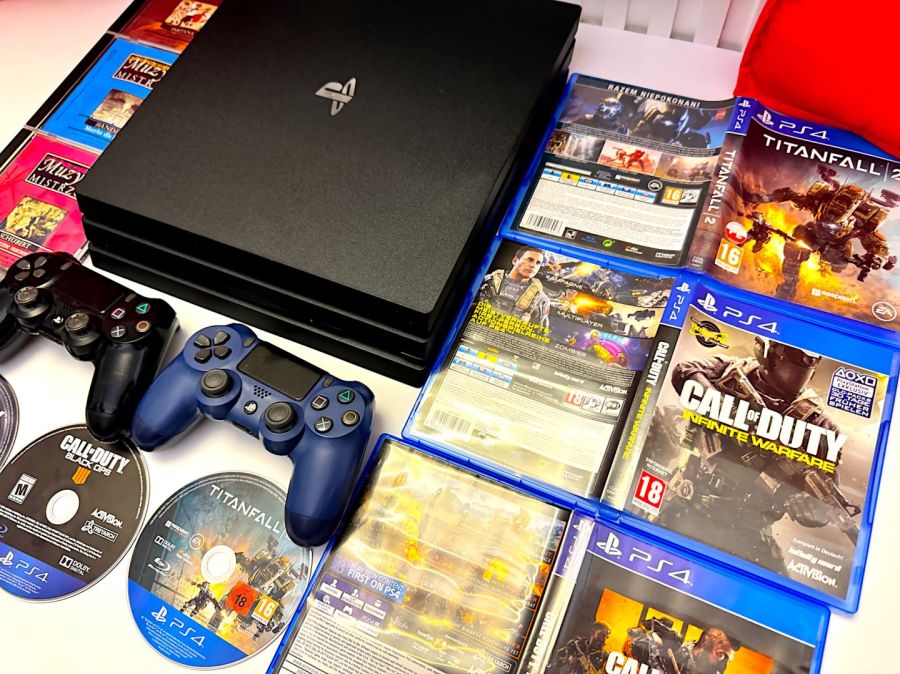 Konsola do Gier PS4 Pro 1TB Pad Gry Sony PlayStati: zdjecie 99213387