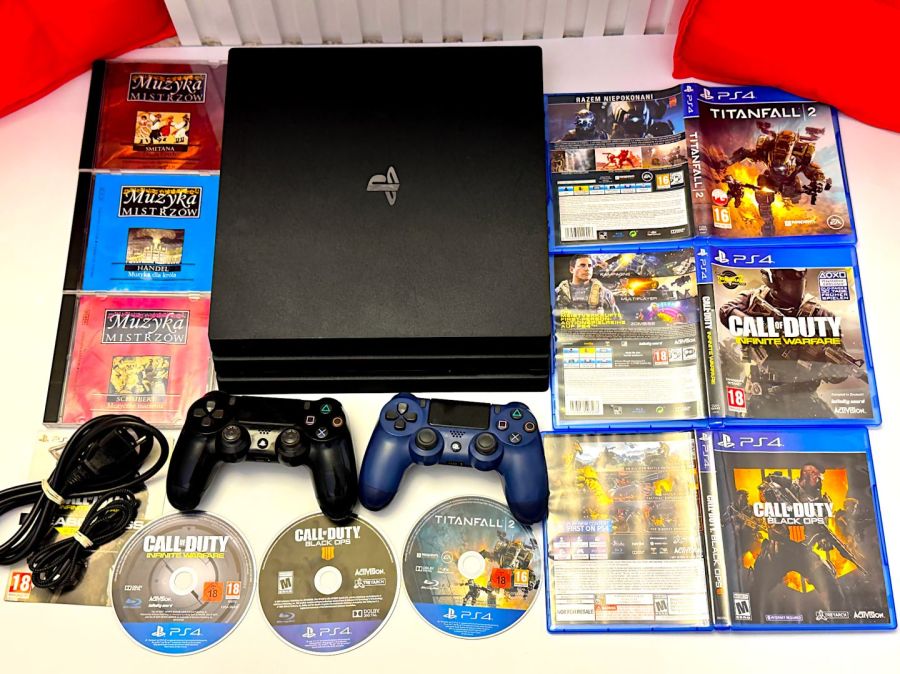 Konsola do Gier PS4 Pro 1TB Pad Gry Sony PlayStati: zdjecie 99213388