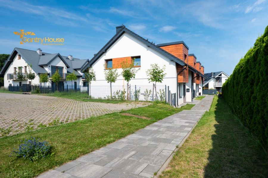 Nowy bliźniak w Dębogórzu z ogrodem: zdjecie 99220287