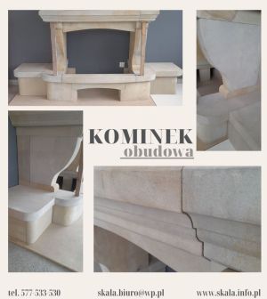 Elementy kominkowe i dekoracyjne z kamienia natura: zdjecie 66505314