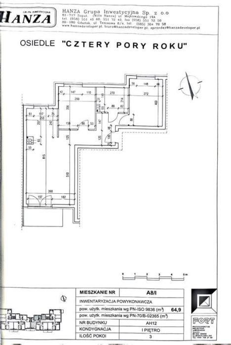 Mieszkanie - Gdańsk Łostowice