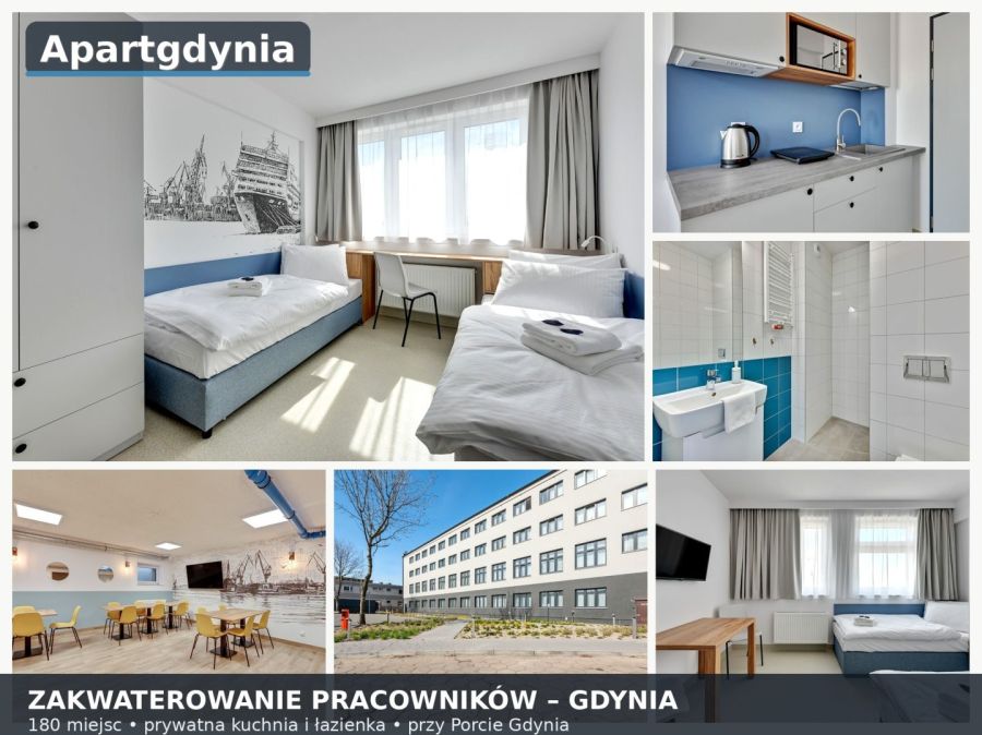 Kawalerki dla pracowników, studentó - Port Gdynia, UMW i UM