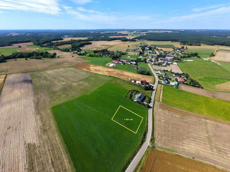 Działka1 201 m&sup2;,pod zabudowę jednorodzinną, Lewino