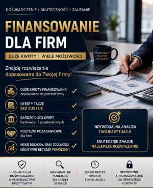 Finasowanie dla firm, również w trudnych przypadkach.: zdjecie 66508082