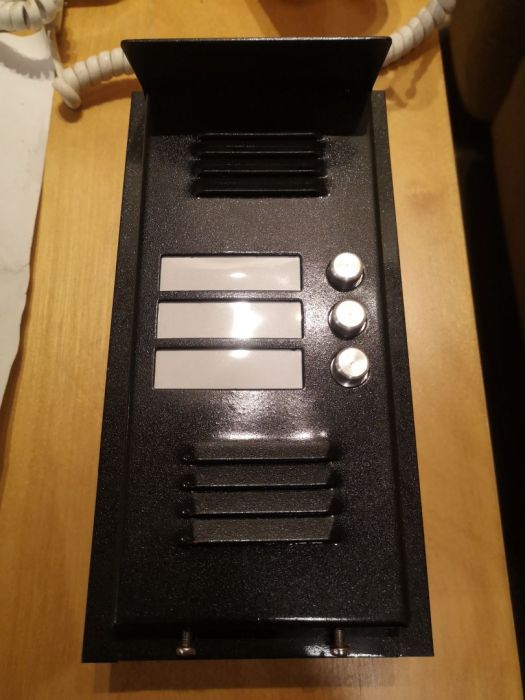 Zestaw domofonowy dla trzech mieszkań rok produk: zdjecie 99243073