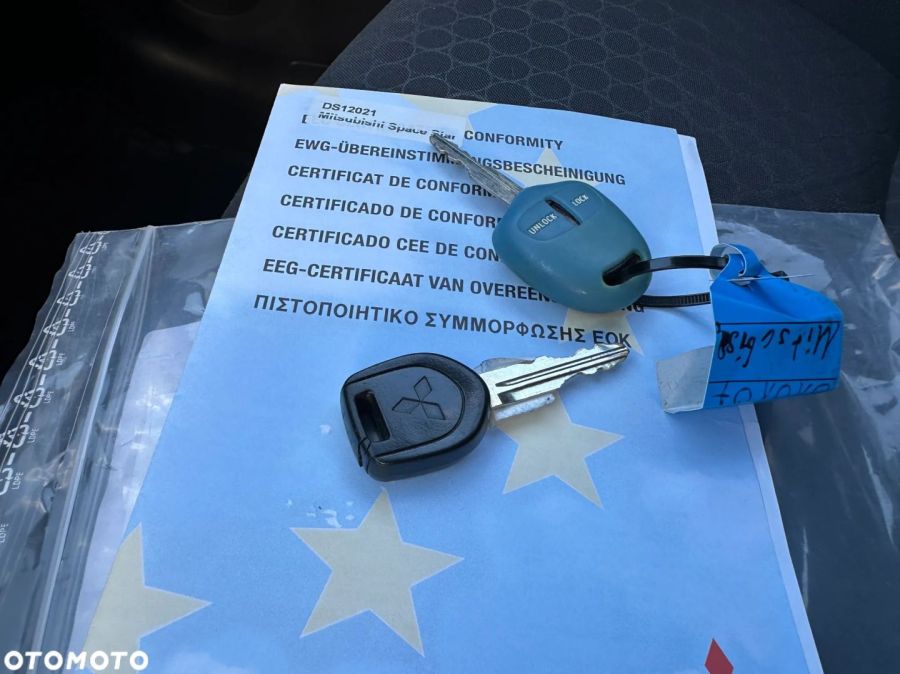 Mitsubishi Space Star 1.0b, klimatyzacja, opony wielos.: zdjecie 99248457