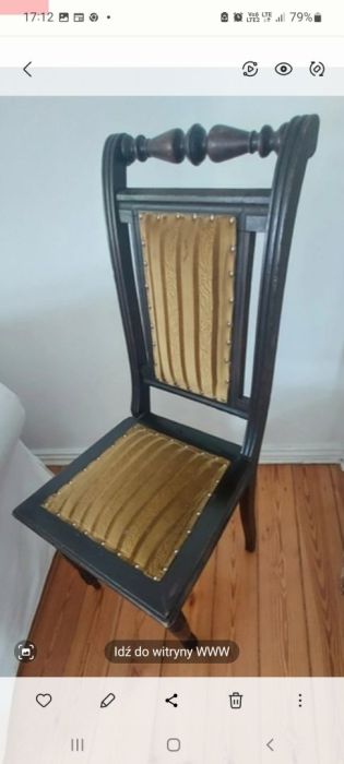 Krzesla pałacowe antyki: zdjecie 99249930