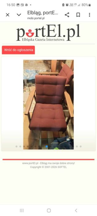 Fotele Liski prl 2 sztuki: zdjecie 99249941