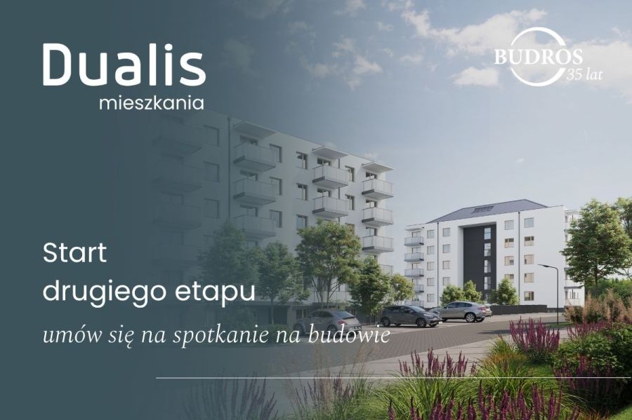 Osiedle Dualis, 2 pokoje z balkonem, negocjuj, B15