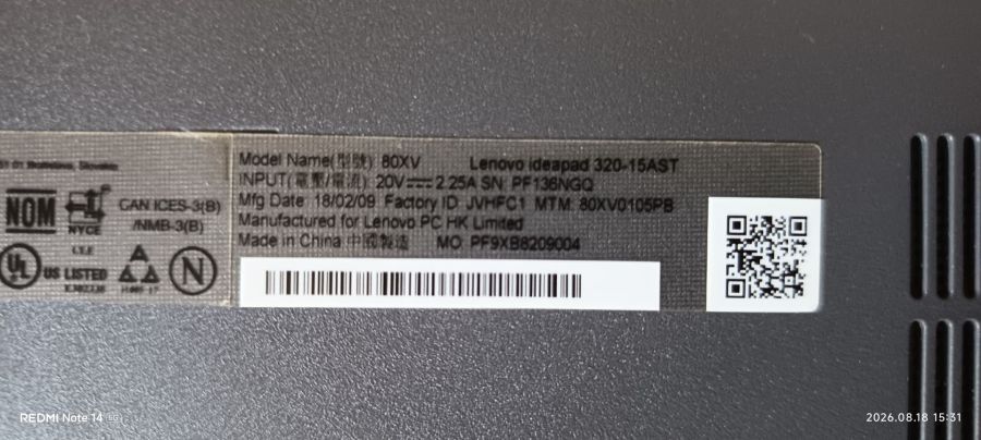 Laptop Lenovo Ideapad 32015AST: zdjecie 99258347