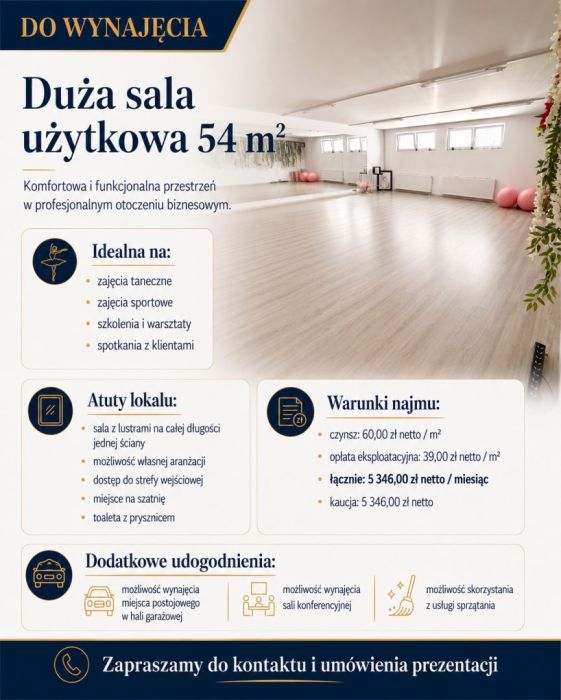 Funkcjonalna przestrzeń do wynajęcia - 54 m2: zdjecie 99259140