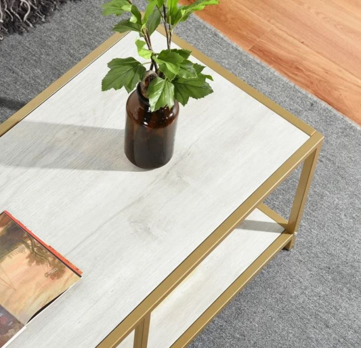 - 58% Nowy stolik kawowy firmy Mercury Row 110x50 cm  250zł: zdjecie 99264852
