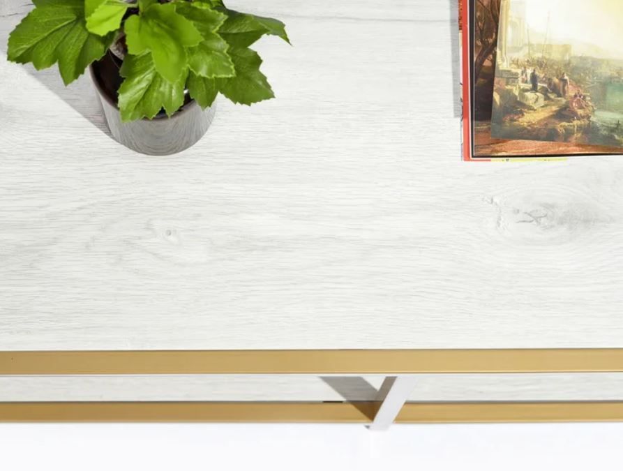 - 58% Nowy stolik kawowy firmy Mercury Row 110x50 cm  250zł: zdjecie 99264853