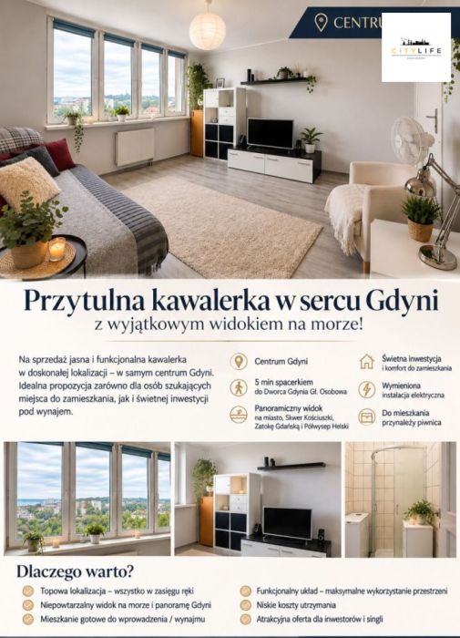 Kawalerka z widokiem na morze: zdjecie 99539453