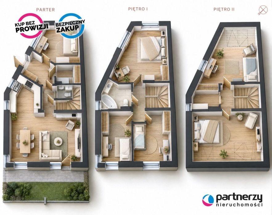 Dom skrajny 7 pokojowy pow. 150m2, ogród 151m2: zdjecie 99476548