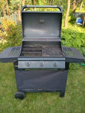 sprzedam używany grill gazowy trój palnikowy MG665 master grill: zdjecie 99273447