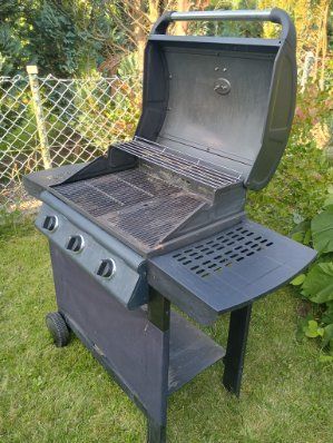 sprzedam używany grill gazowy trój palnikowy MG665 master grill: zdjecie 99273448
