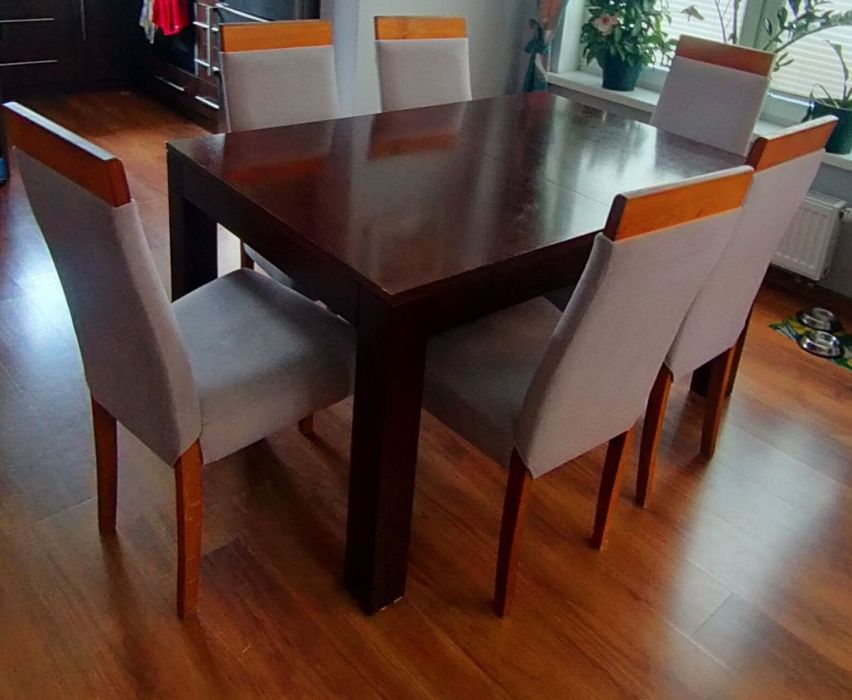 Sprzedam stół rozkładany z 6 krzesłami: zdjecie 99278435