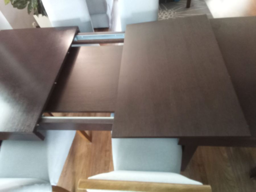 Sprzedam stół rozkładany z 6 krzesłami: zdjecie 99278436
