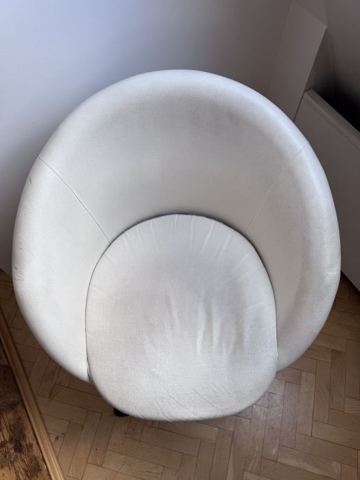 Fotel obrotowy Ikea Skruvsta (biały): zdjecie 99285267