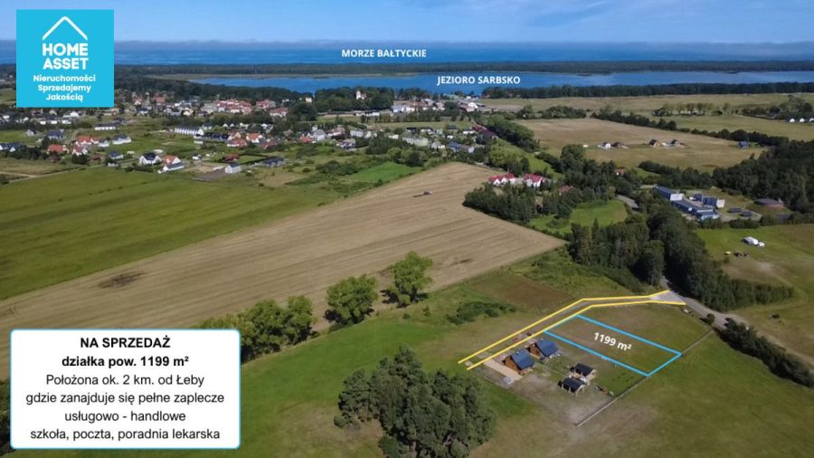 Działki inwestycyjne blisko Łeby – MPZP