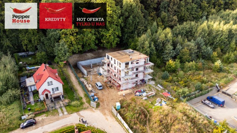 Domy z windami - widok na las - kameralne osiedle: zdjecie 99514343